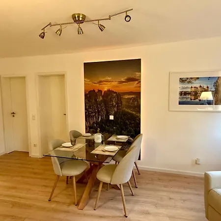 Kathy - Moderne, Stilvolle Mit Balkon, Sauna Und Kostenlosem Parkplatz Im Schoenen Elbsandsteingebirge *